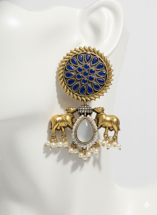 Antique Oxidized Earrings