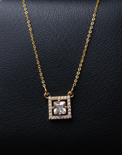 Pixel Perfect Bling (gold plated neck chain)