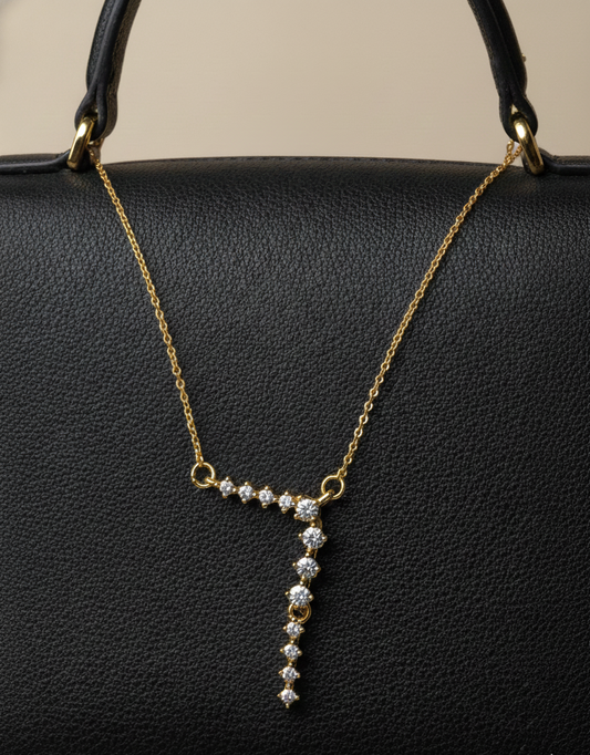Dazzle Drop (gold plated neckchain)