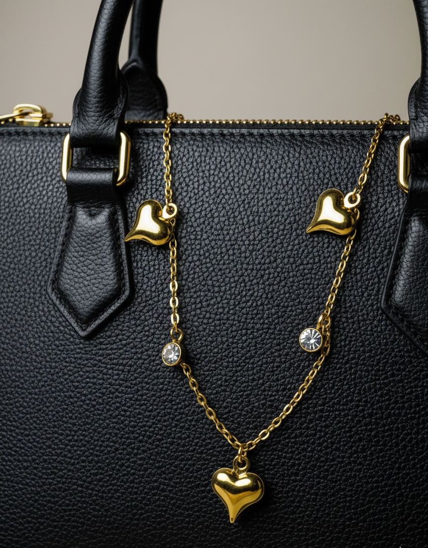 Main Character heart-shaped Chain