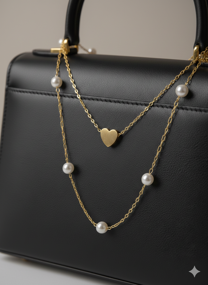 The Dream Girl Logo ( double neckchain)