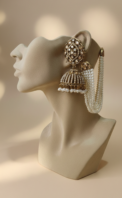 Regal Rapunzel Swing (jhumka with earchain)