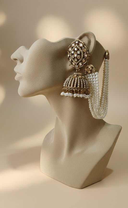 Regal Rapunzel Swing (jhumka with earchain)