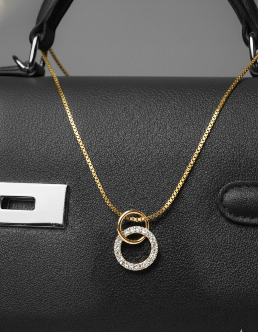 Link Up & Shine (double ring chain)