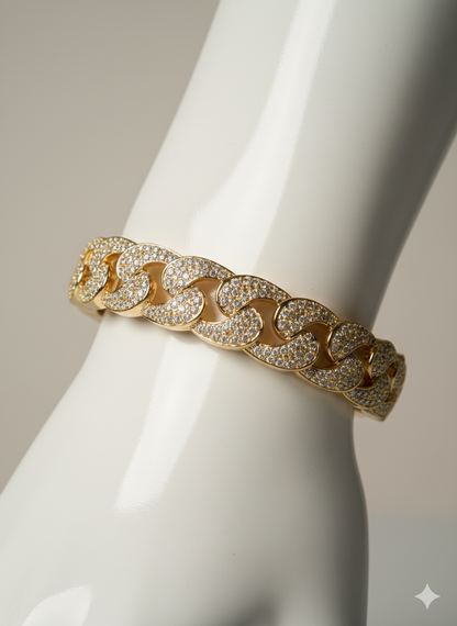 Rose Gold Goddess vine kada