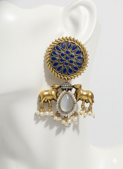 Antique Oxidized Earrings