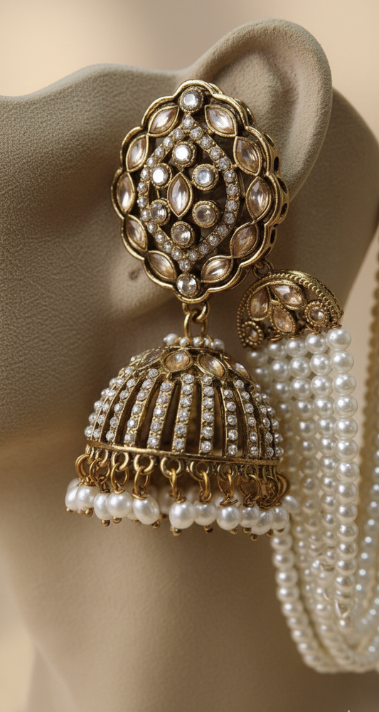 Regal Rapunzel Swing (jhumka with earchain)