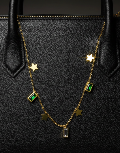 Emerald City Star Trail (multi color neckchain)