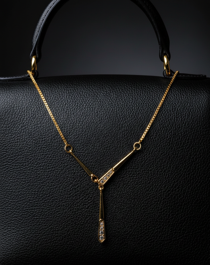 L World (Rose Gold neckchain)