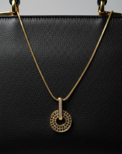 Orbit of Opulence (circle pendant neckchain)